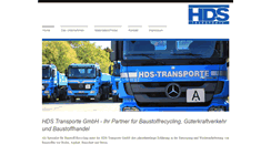 Desktop Screenshot of hds-transporte.de